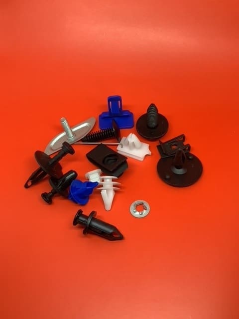 A bunch of different types of plastic parts