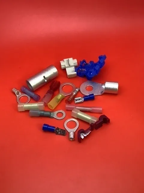 A bunch of different types of electrical terminals