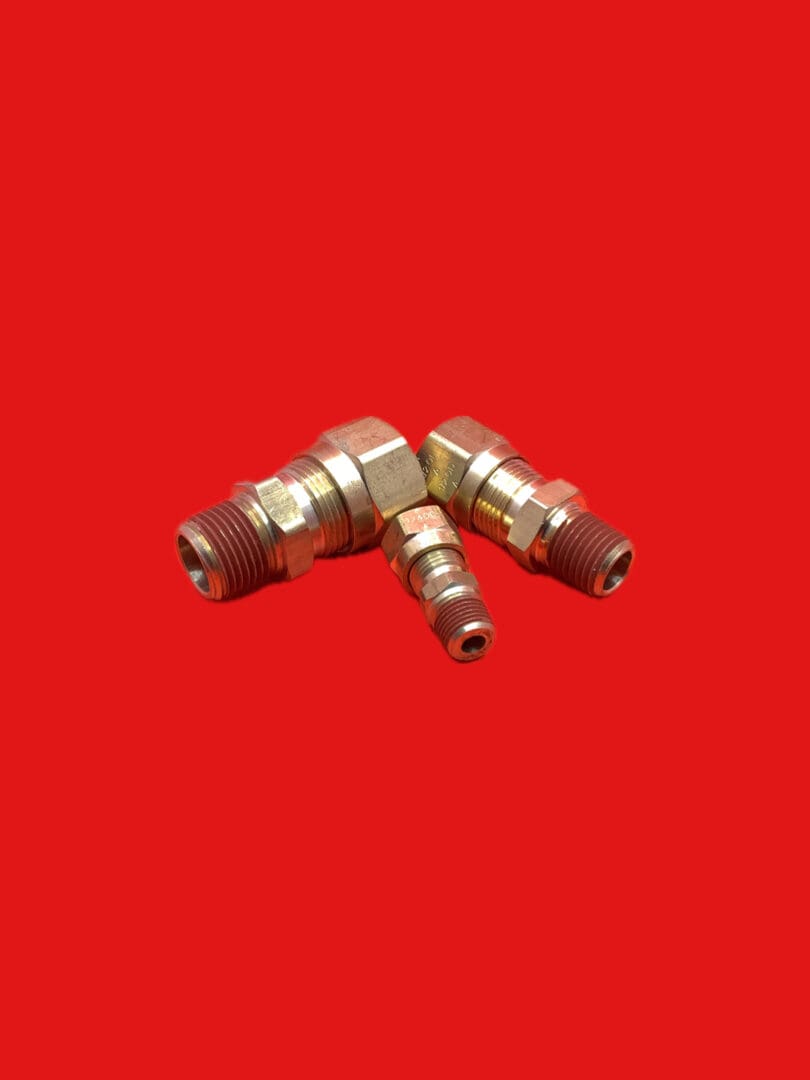 BRASS FITTINGS THREAD ON